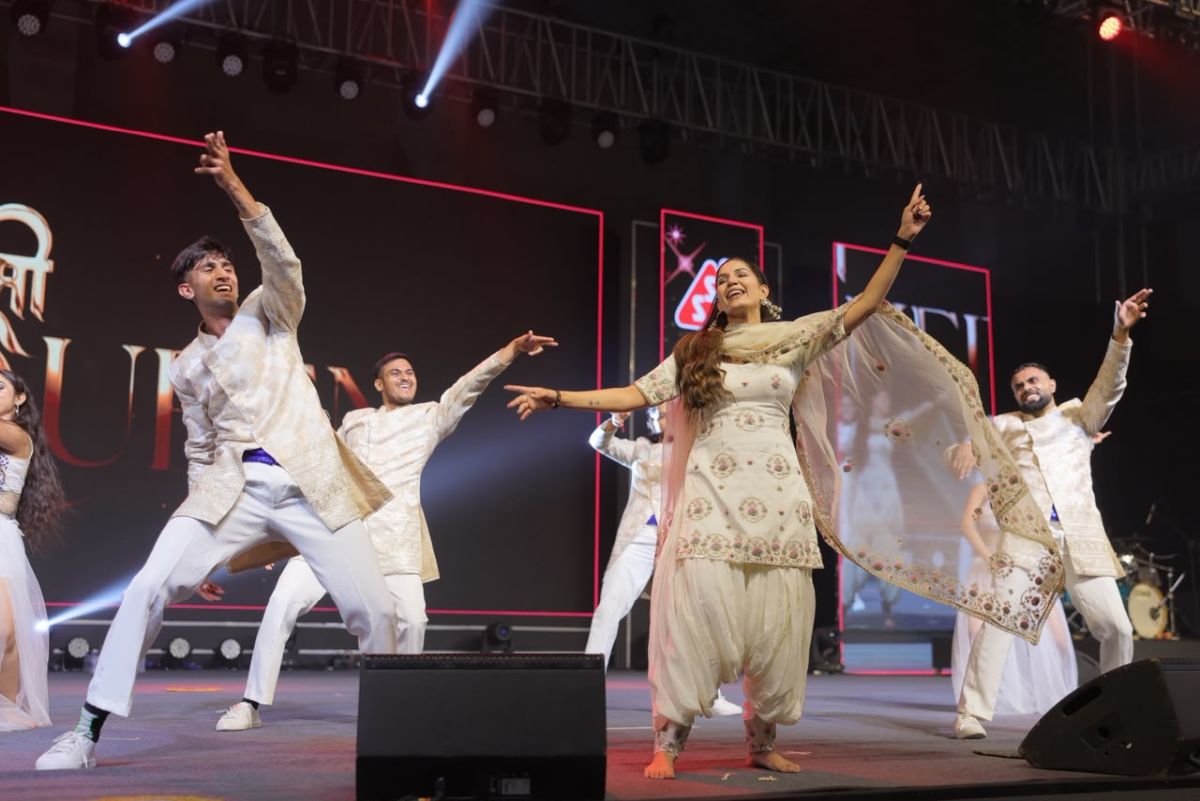 Celebrity dance performance at Bollywood Night