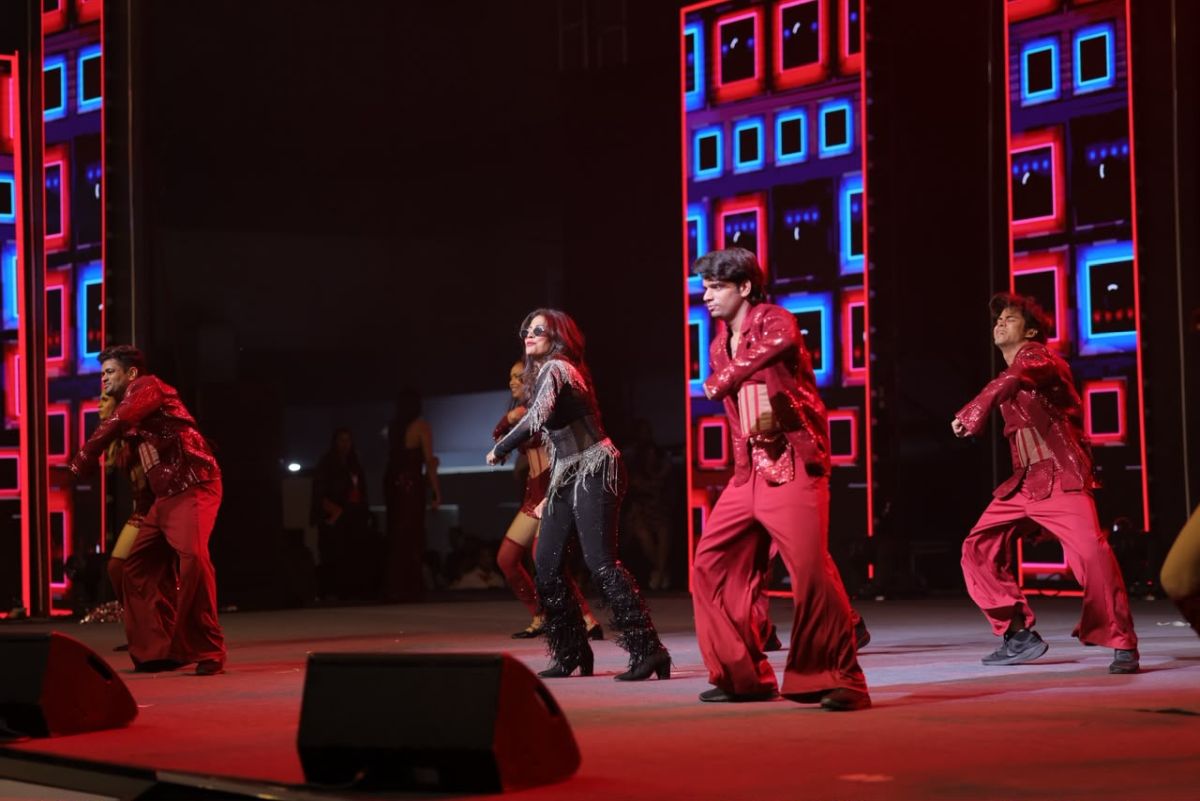 Live dance performance on stage